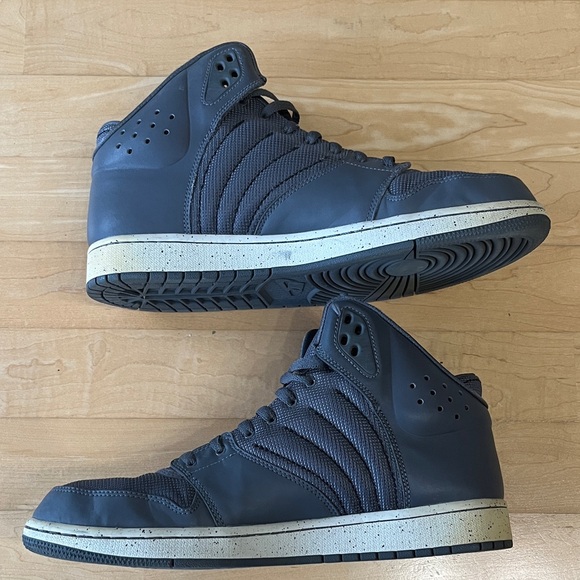 Jordan flight 4 Men's Dark Gray High-Top Sneakers - Picture 6 of 6